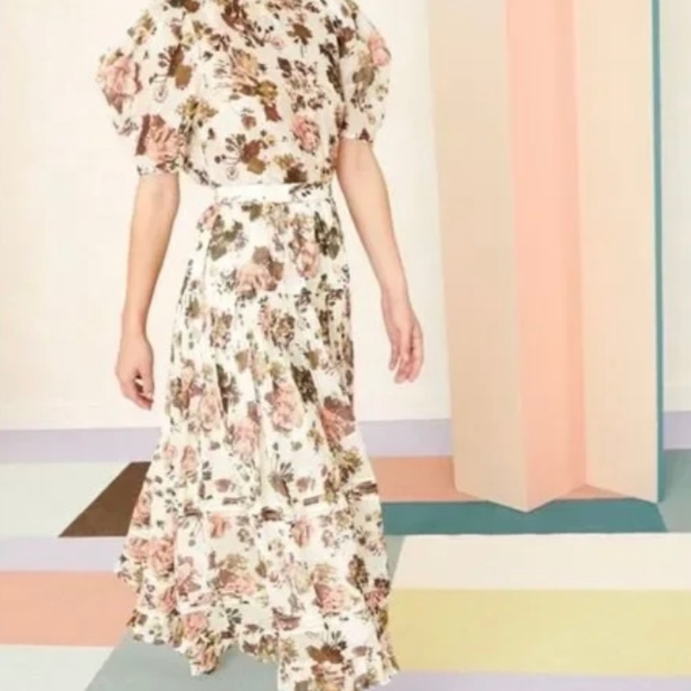 Ulla Johnson Eugenia Skirt in Daisy Floral - New Without Tags
